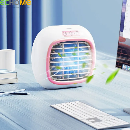 Spray Air Cooler Cooling USB Fan Conditioner With Colorful LED Portable Desk Room