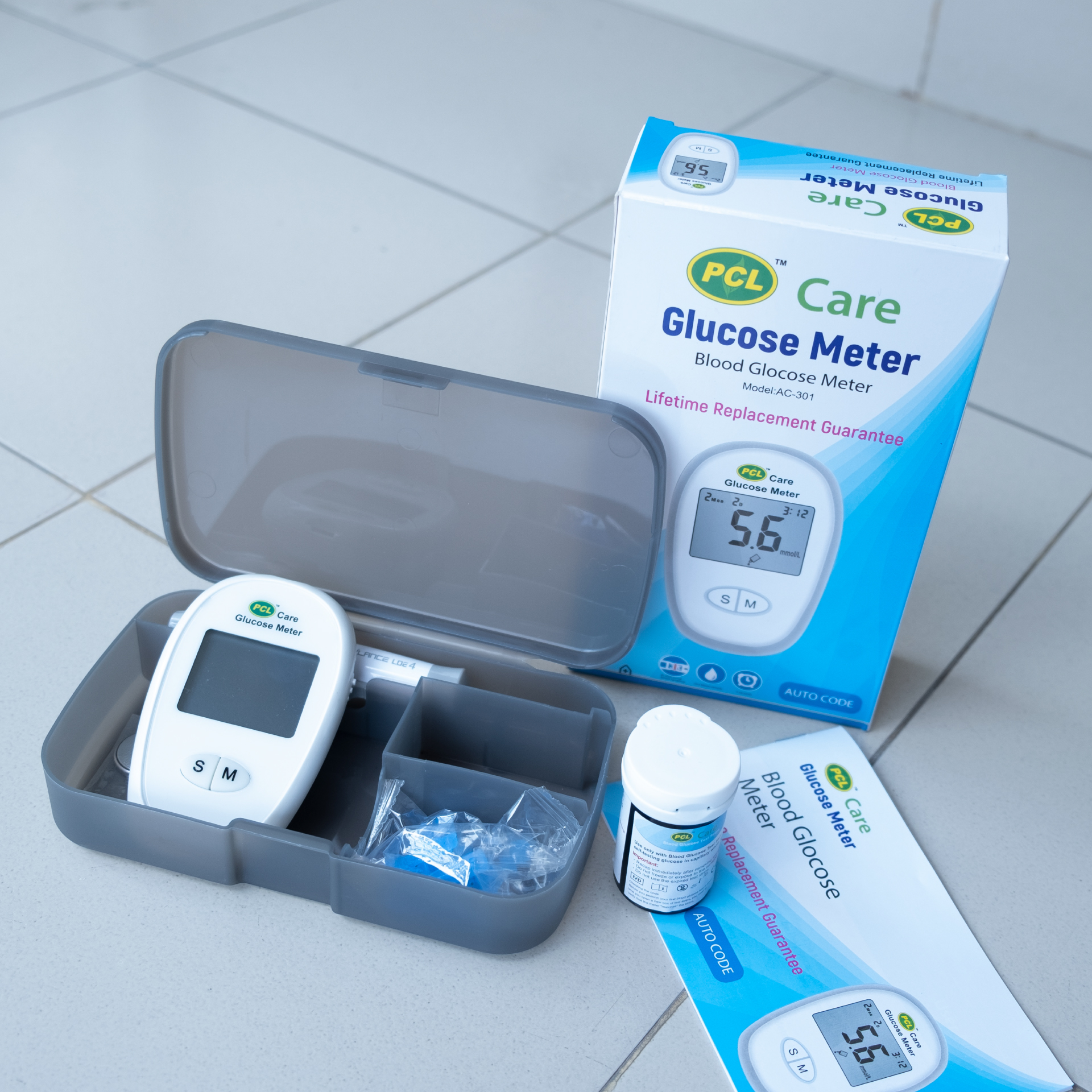 PCL Care Glucose Meter Blood Glucose Monitor