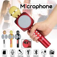 লাইটিং ব্লুটুথ কারাওকে মাইক্রোফোন স্পিকার