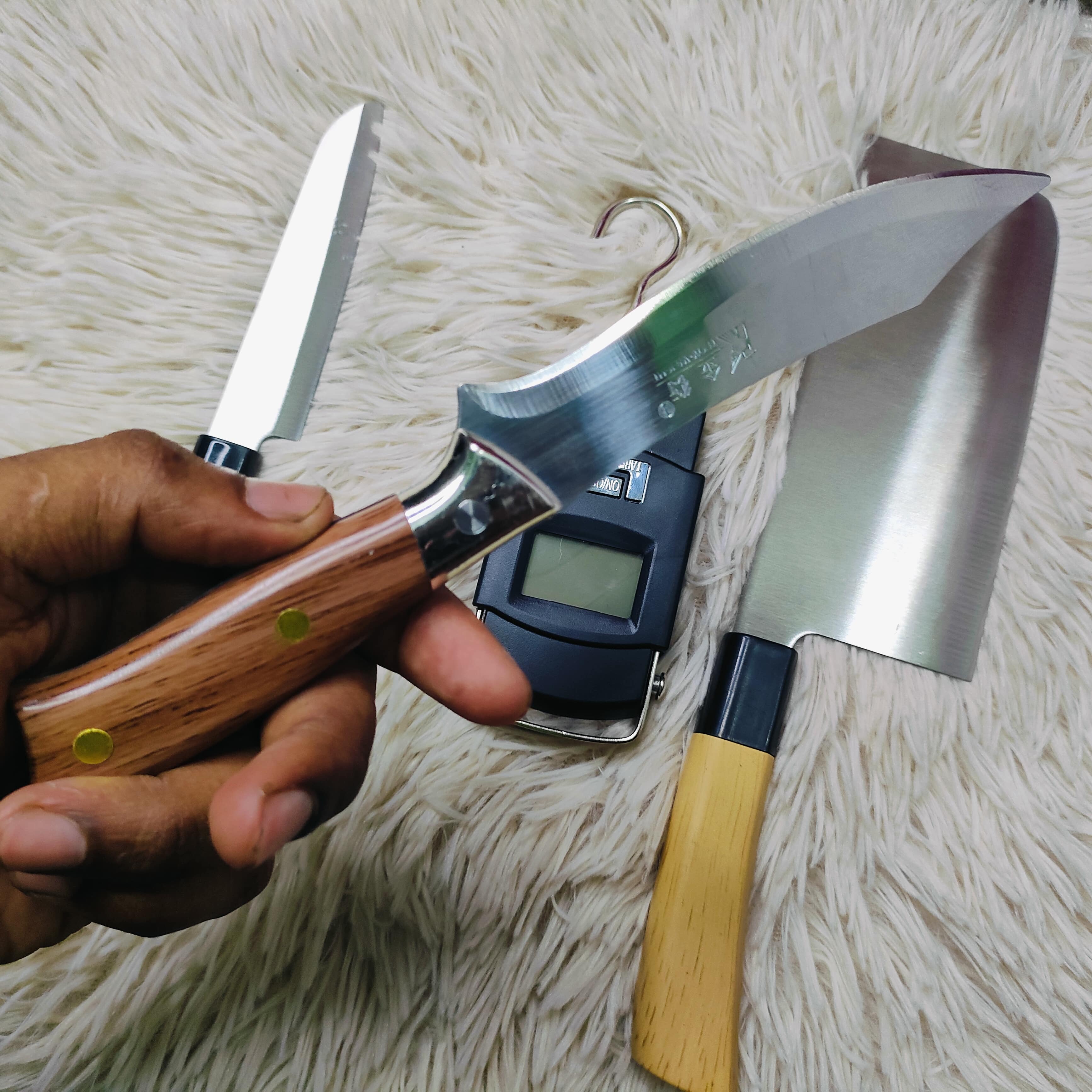 Portable Electronic Scale Digital Weight Machine 50kg with 2 pcs Knife and 1 pcs Chapati