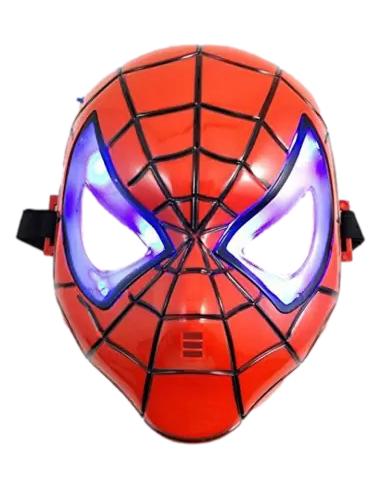 Spider Man Figures Toy Animation LED Light Spiderman Mask Cospl