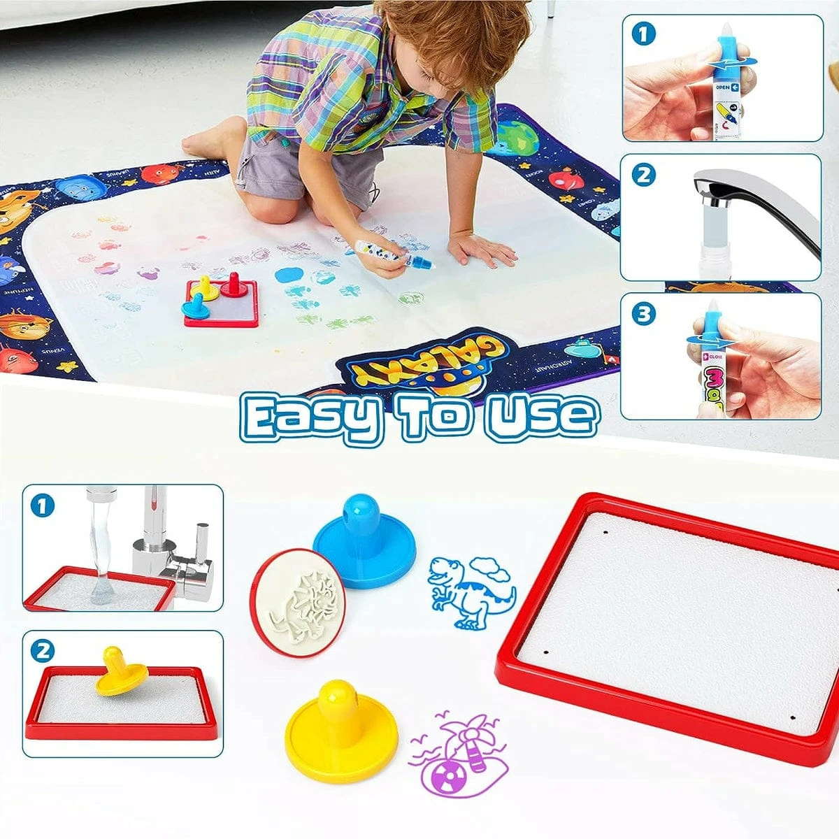 Aqua Magic water painting Doodle mat for Childrens Unlimited Painting
