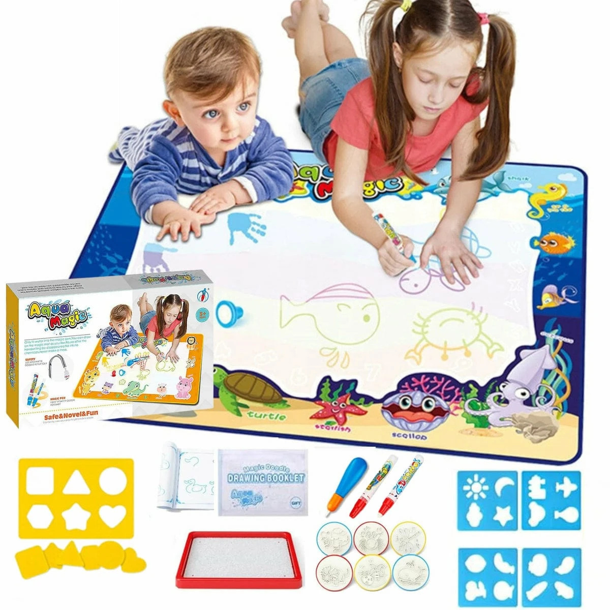 Aqua Magic water painting Doodle mat for Childrens Unlimited Painting