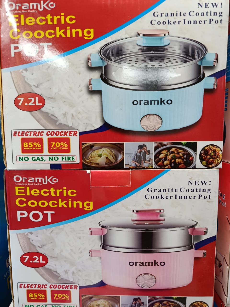 7.2L Ormko Electric Coocking Pot
